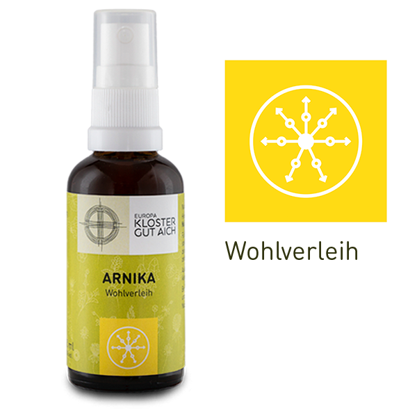 Traditionelles Kräuterspray mit Arnika nach klösterlicher Herstellungstradition