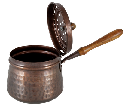 Räucherpfanne hoch Kupfer