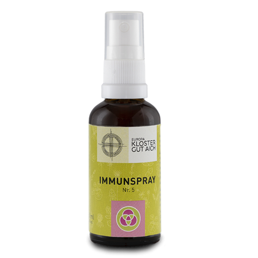 Traditionelles Kräuterspray mit aromatischer Pflanzenkomposition nach klösterlicher Herstellungstradition für das Immunsystem